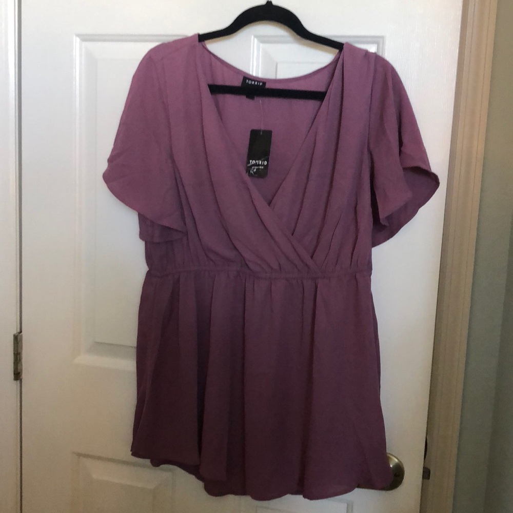 Torrid Lavender Blouse